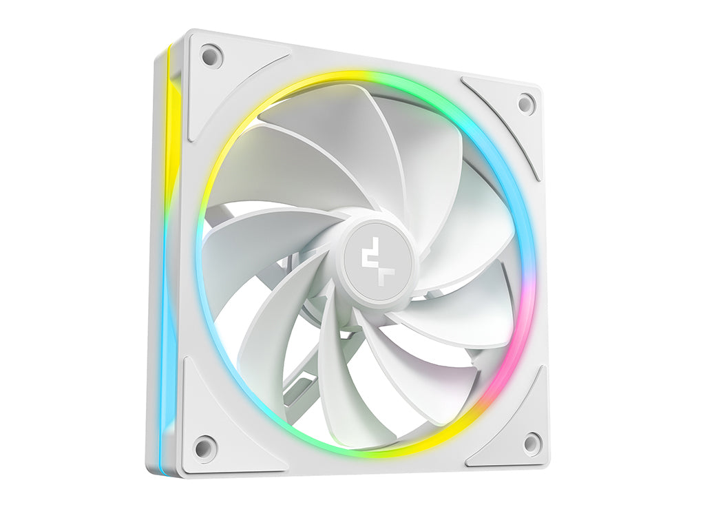Računalniško ohišje DeepCool CL6600 WH, AIO 360mm, ATX, Midi-Tower, ARGB, kaljeno steklo, belo