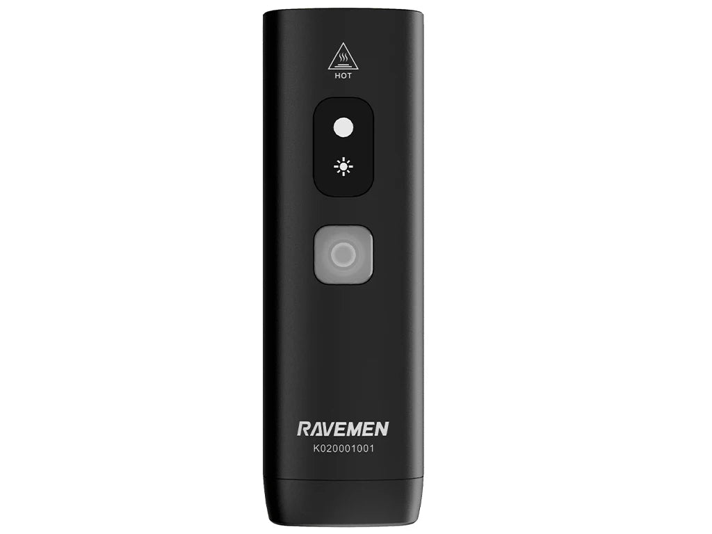 Sprednja kolesarska luč RAVEMEN K1800, 1800 lm, 5000 mAh, Aluminij, IPX7