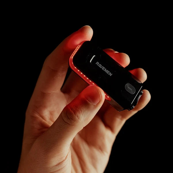 Zadnja kolesarska luč RAVEMEN CL50, 50 lm, 390 mAh, IPX6