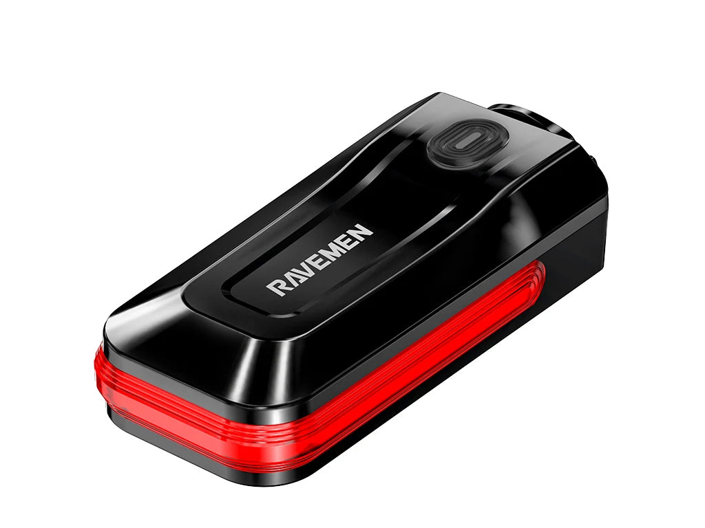 Zadnja kolesarska luč RAVEMEN CL100, 100 lm, 700 mAh, IPX6