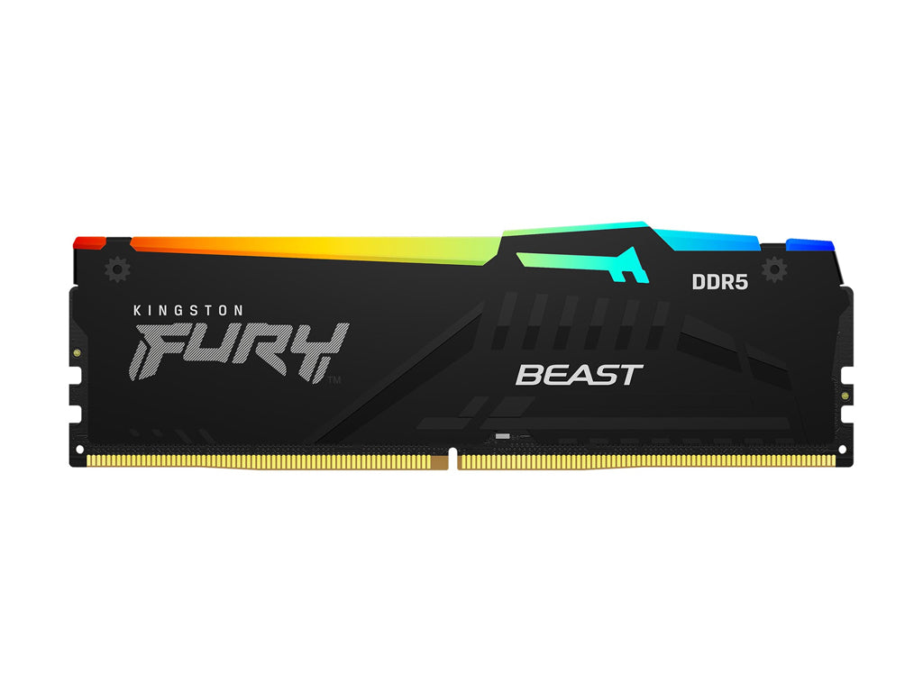 RAM DDR5 64GB Kit (2x32GB) 6000MT/s CL36 1.35V, Kingston Fury Beast RGB EXPO/XMP