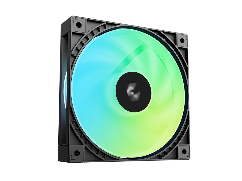 Komplet za tekočinsko hlajenje AIO Liquid Cooler DeepCool LT360 VISION, 360mm, LCD, ARGB, črn