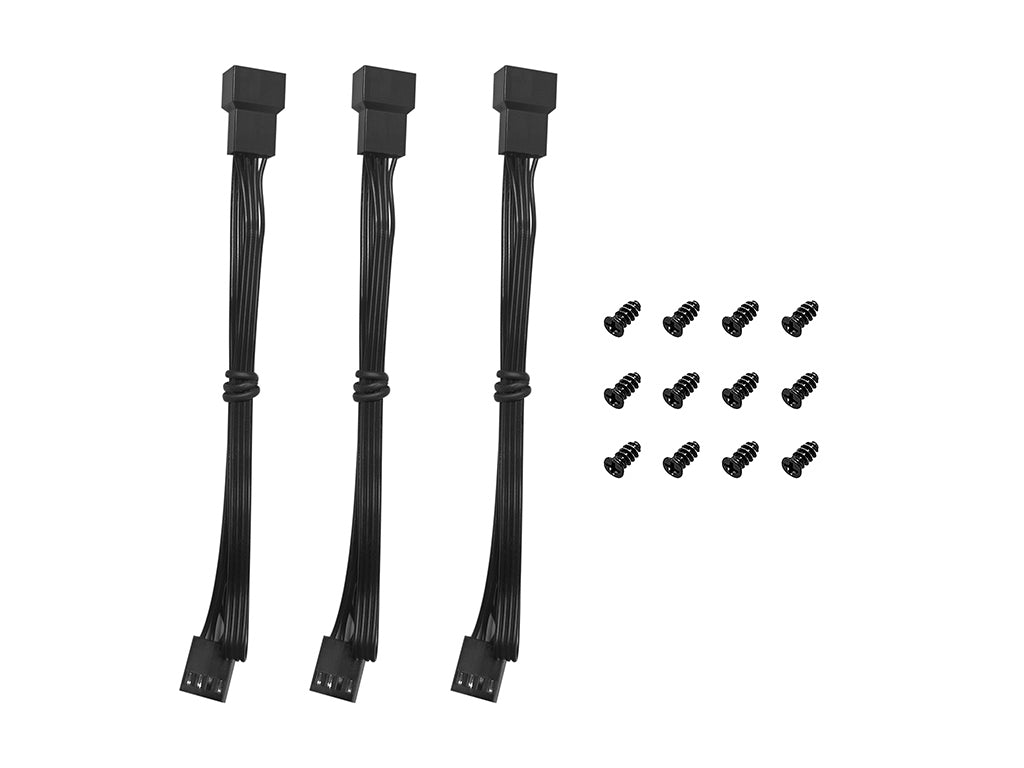 Ventilator za ohišje DeepCool FD12 V2 3IN1 PWM 120mm, 3 Pack, črn