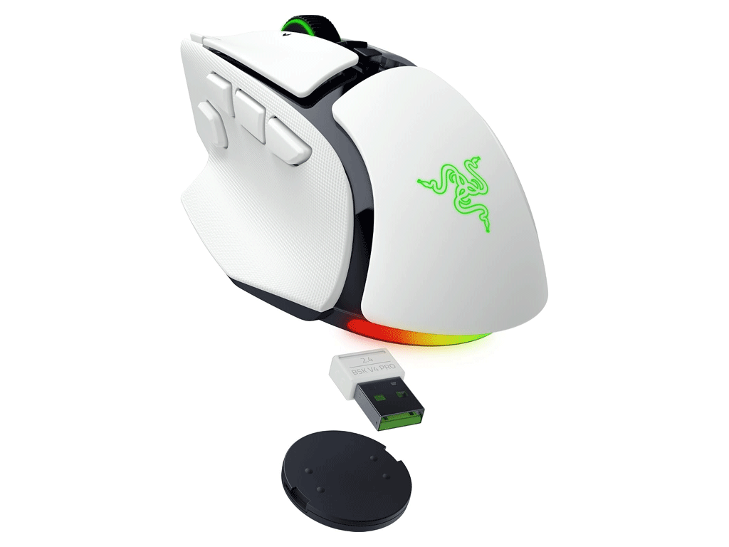 Miška Razer Basilisk V4 Pro, bela