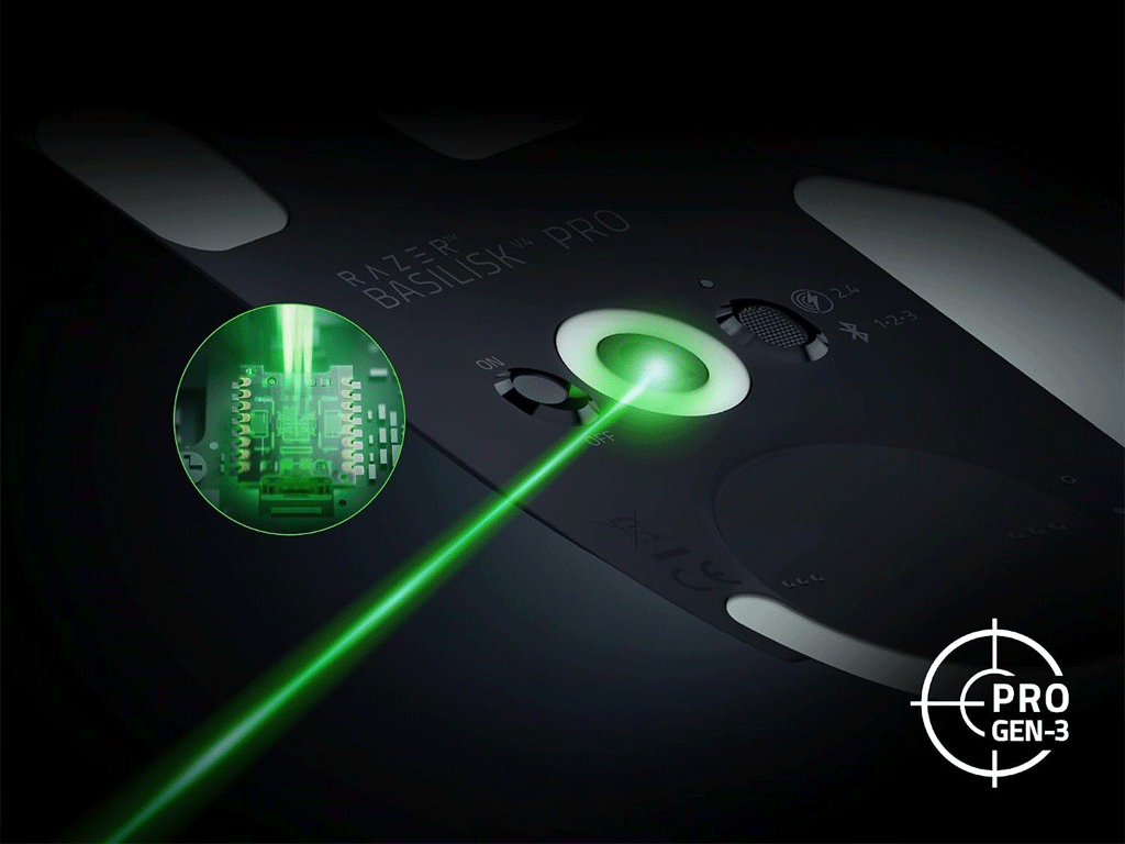 Miška Razer Basilisk V4 Pro, bela