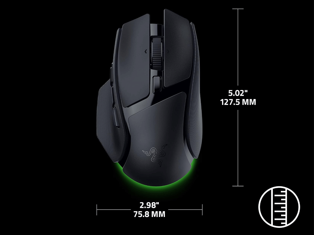 Miška Razer Basilisk V4 HyperSpeed, črna