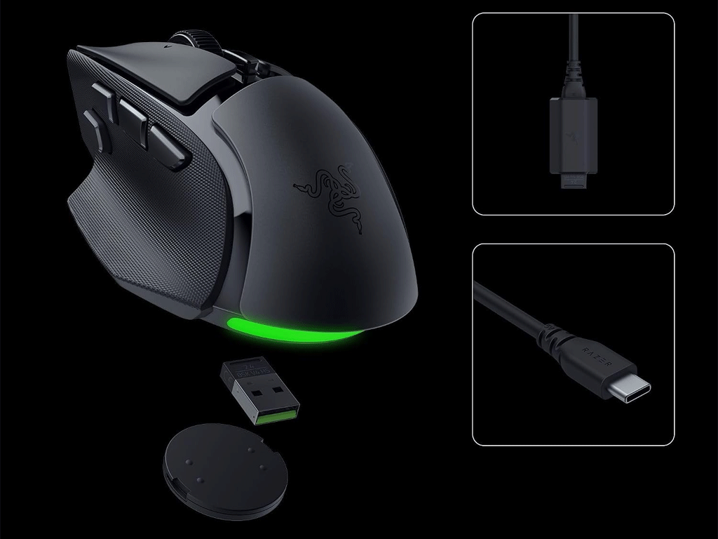 Miška Razer Basilisk V4 HyperSpeed, črna