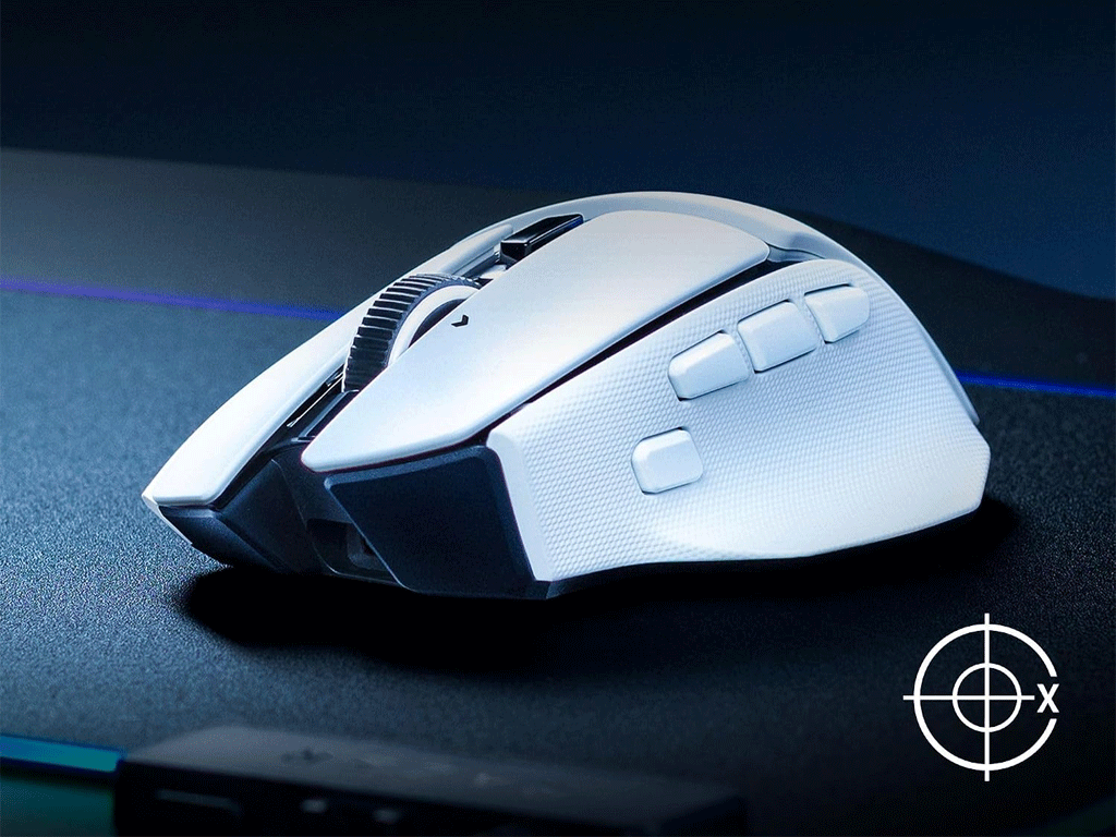 Miška Razer Basilisk V4 HyperSpeed, bela