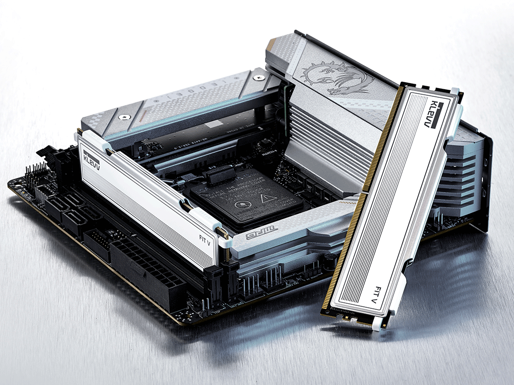 RAM DDR5 32GB Kit (2x16GB) 6000MT/s CL28 1.35V, Klevv FIT V, bel, EXPO/XMP