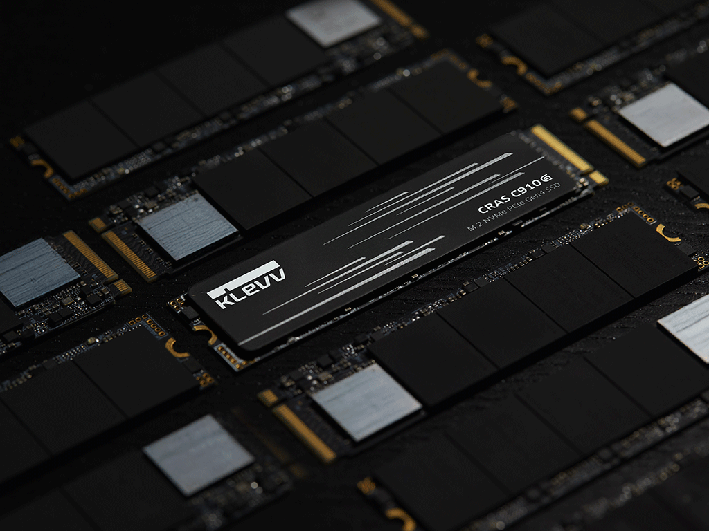 SSD 1TB M.2 80mm PCI-e 4.0 x4 NVMe, 3D TLC, Klevv Cras C910G (K01TBM2SP0-10G)