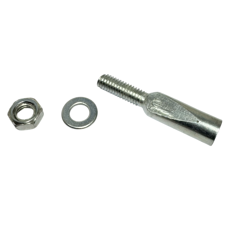 Zatič 9 mm pedala z matico in podložko 42 mm