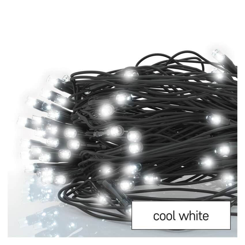 Standard LED povezovalna božična veriga – mreža, 1,5x2 m, zun., hladna bela