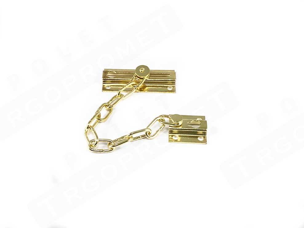 Dodatna ključavnica na verigo - zlata