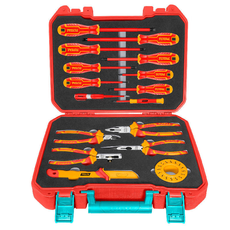 16-delni set izoliranih ročnih orodij, serija INDUSTRIAL (THKITH1601) TOTAL
