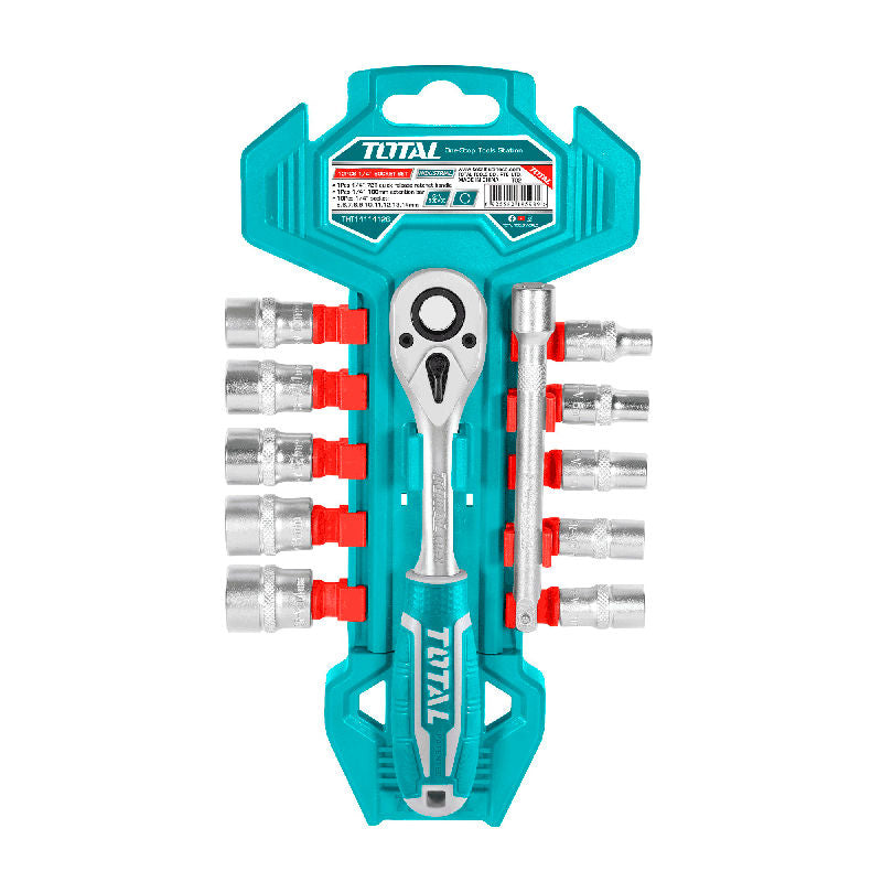12-delni komplet ključev 1/4" (žepni), serija INDUSTRIAL (THT14114126) TOTAL