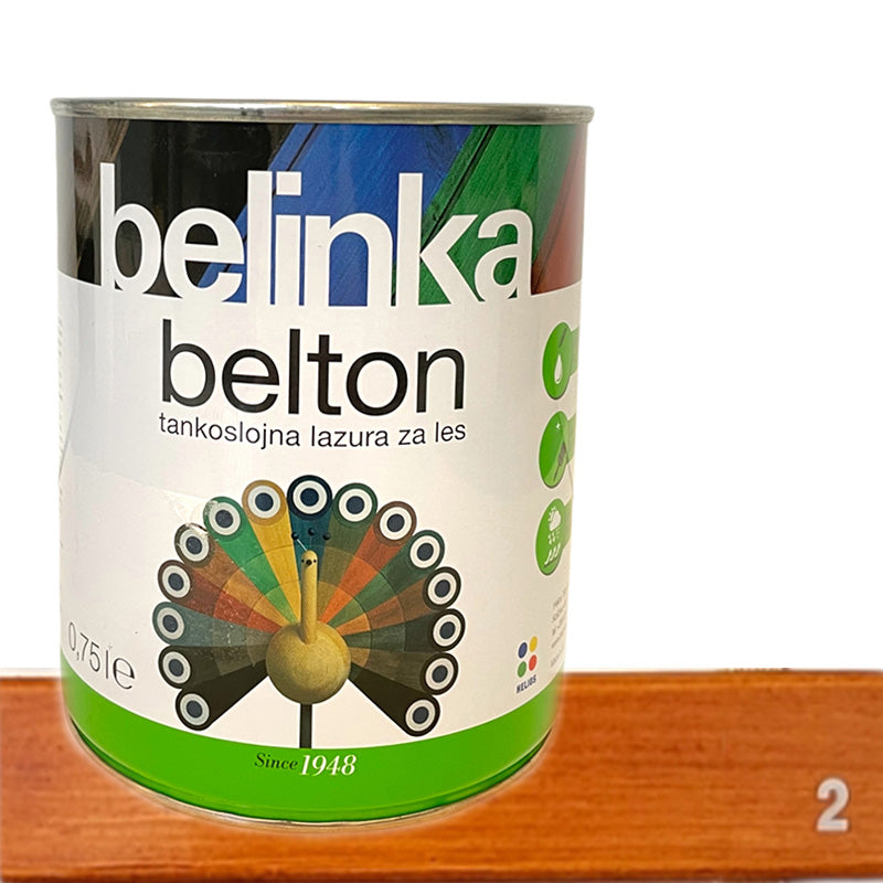 Belton Tankoslojna lazura za les - 2 Bor