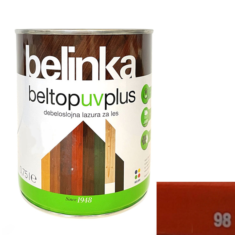 Beltop UV Plus debeloslojna lazura za les - 98 Rdeča