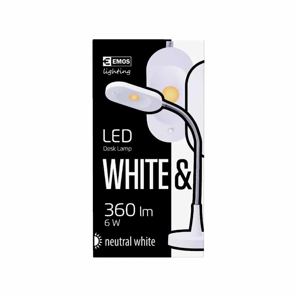Namizna LED luč s prilagodljivim vratom HT6105