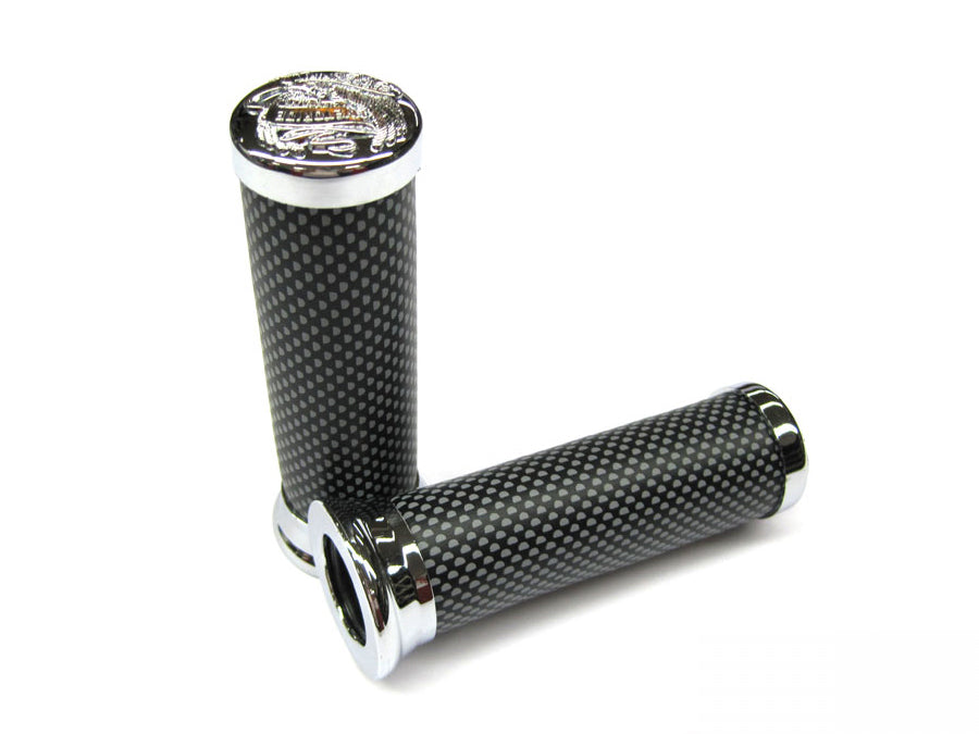 Ročaj ročaja videz karbona 24 mm / 22 mm