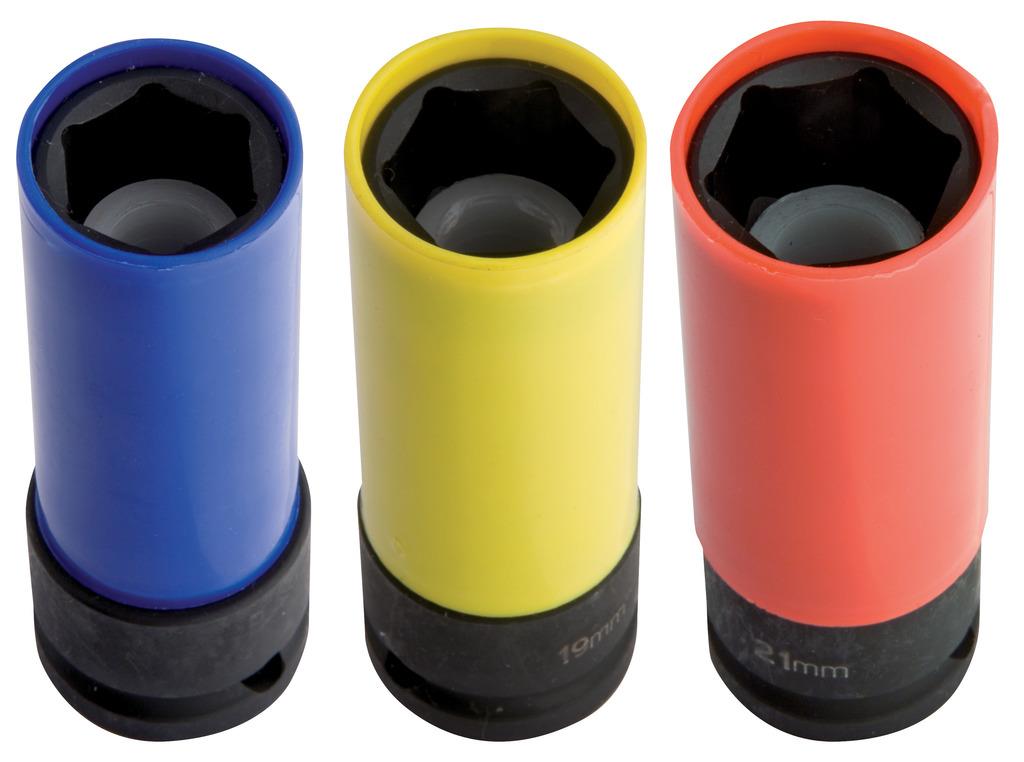 UNIOR KLJUČ NASADNI 1/2" IMPACT OPLAŠČEN D. Art.231/4PL 19x130 mm (619016)