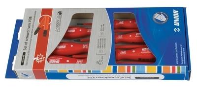 Unior izvijači ploščato križni VDE Art.603CS6VDE 4x PL/2x PH (617044)