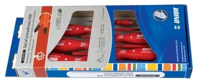 Unior izvijači ploščato križni VDE Art.603CS6TVDE, s preizk. 3x PL/2x PH/1x preiz. (617045)