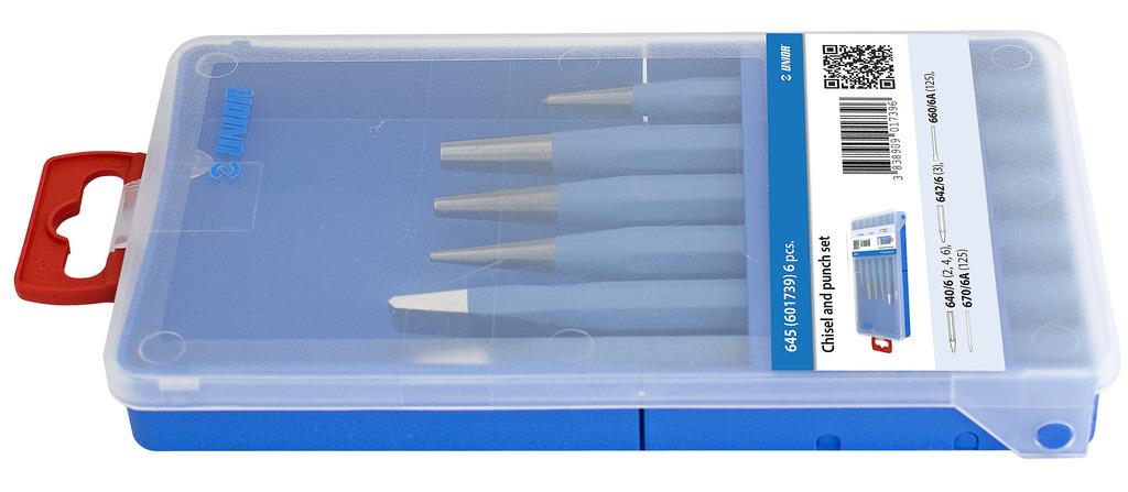 Unior prebijači in točkala V pvc KASETI Art.645 (601739)