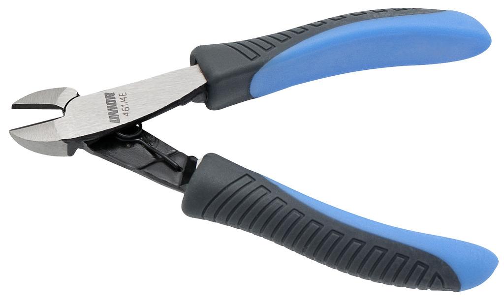 UNIOR KLEŠČE ŠČIPALNE STRANSKE ZA ELEKTRONIKO Art.461/4E 115 mm (620072)