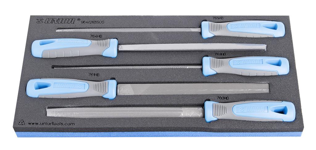 Unior pile grobe z ročajem v sos vložku Art.964/26Bsos 200 mm (621081)