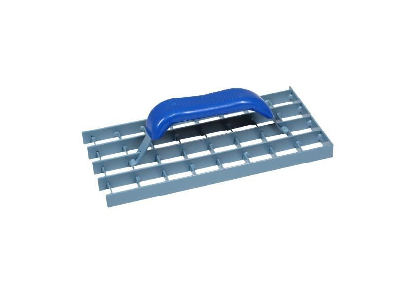 KUBALA GLADILKA RAVNALNA JEKLENA Plastičen ročaj, za cementne obloge. 285x145 mm