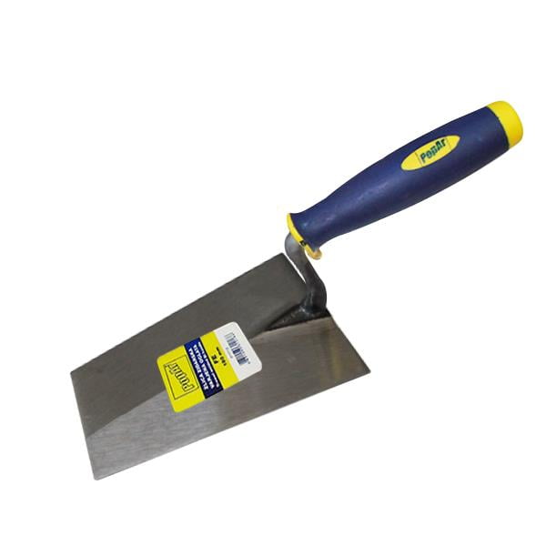 POPAR ŽLICA ZIDARSKA VARJENA OGLATA Labodji vrat, BI ročaj, POPAR. 180 mm