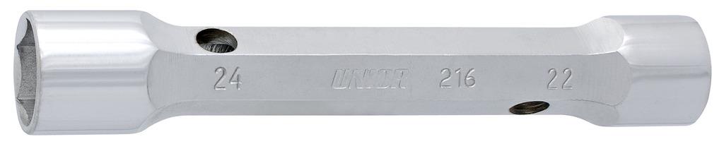 UNIOR KLJUČ CEVNI DVOSTRANSKI KOVAN Art.216/3 8x9 mm (615230)