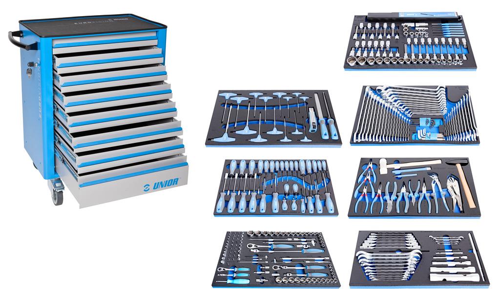 UNIOR VOZIČEK Z ORODJEM 940EV6 Art.1011AEV6 318 kos