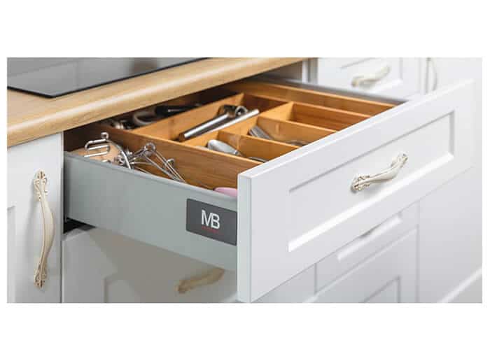 Vodilo z počasnim zapiranjem! modern box 500mm za predalnik