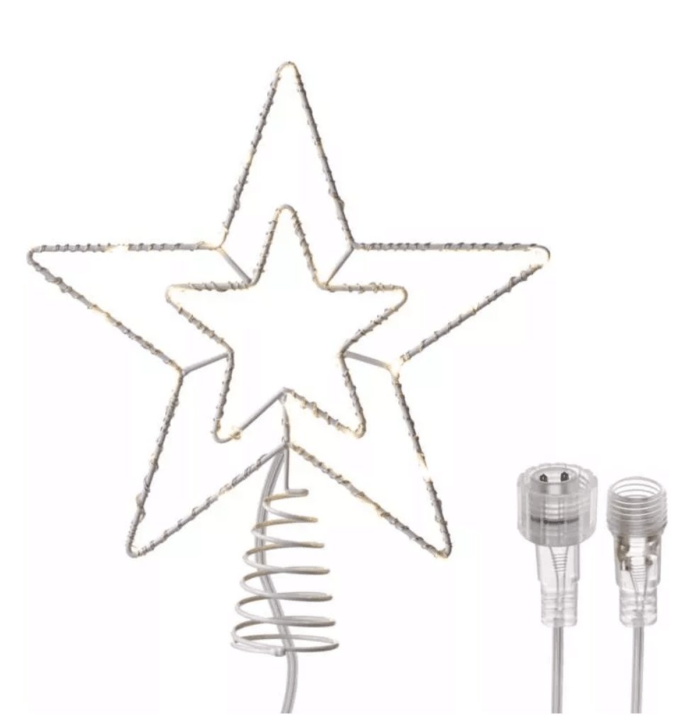 LED interior decoration - a star for the top of the Christmas tree