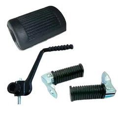 Pedals, stands and rubbers