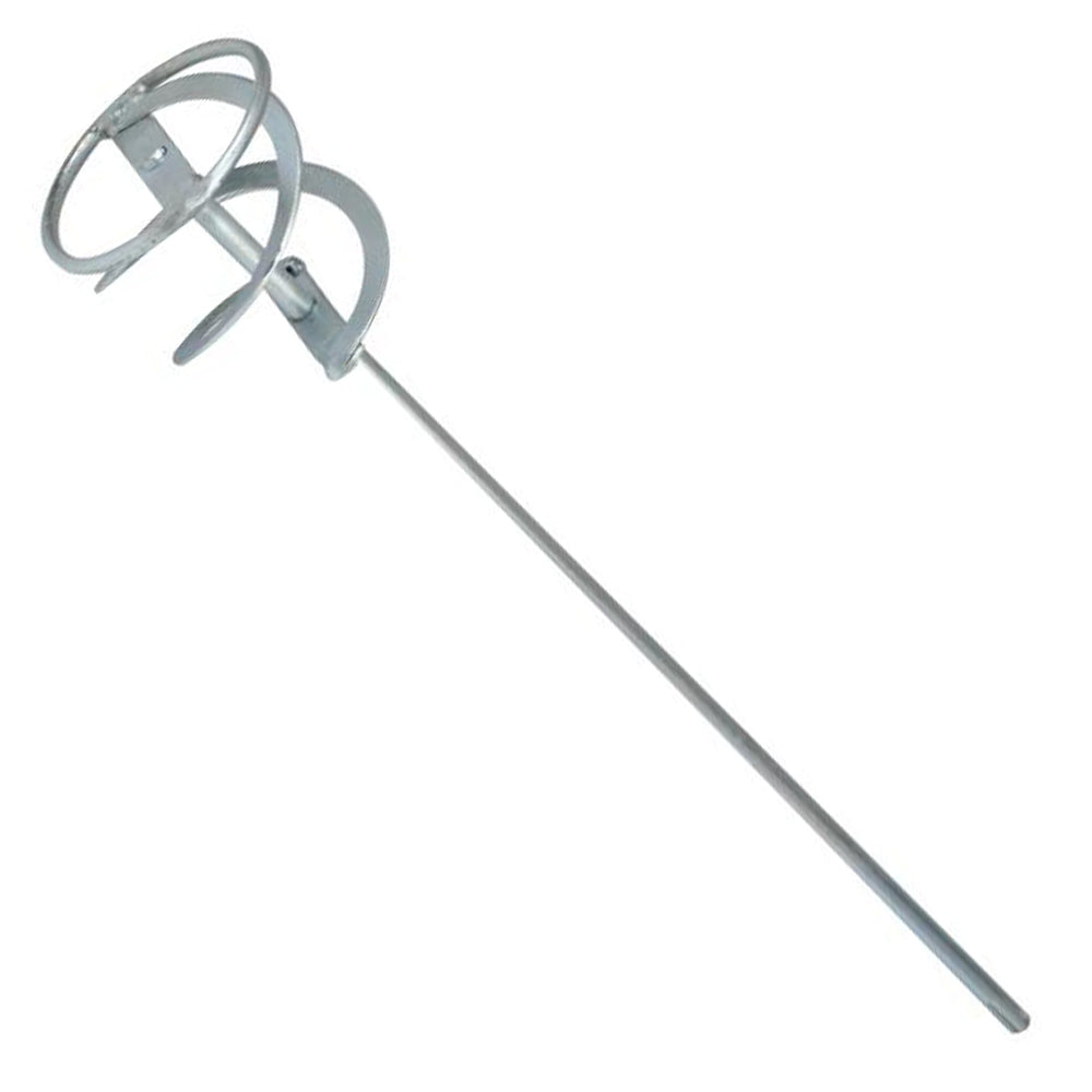 KUBALA MEŠALO ZA LEPILA Pocinkan, dvojna spirala, zaključek M14. (fi 130mm/dolžina 600mm-fi 135mm/dolžina 600mm)