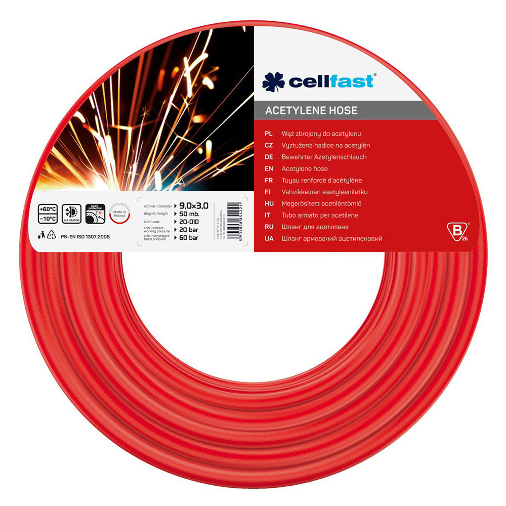CELLFAST CEV TEHNIČNA Za acetilen. S14 - A. 9mm/3mm/60m