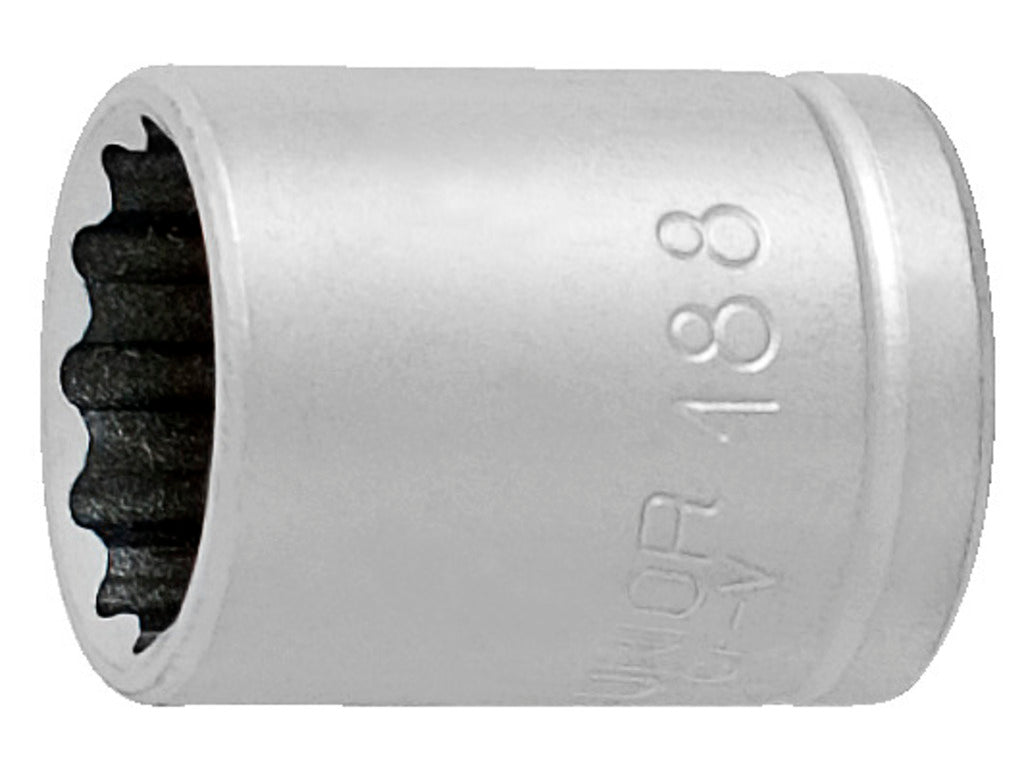 UNIOR KLJUČ NASADNI 1/4" 12 KOTNI Art.188/2 12p 3/8" (616876)