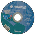 WEILER PLOŠČA REZALNA - UNIVERSAL 1 FOR 5, Metalynx PRO. 25 kos (115x1,0x22-115x1,0x22)