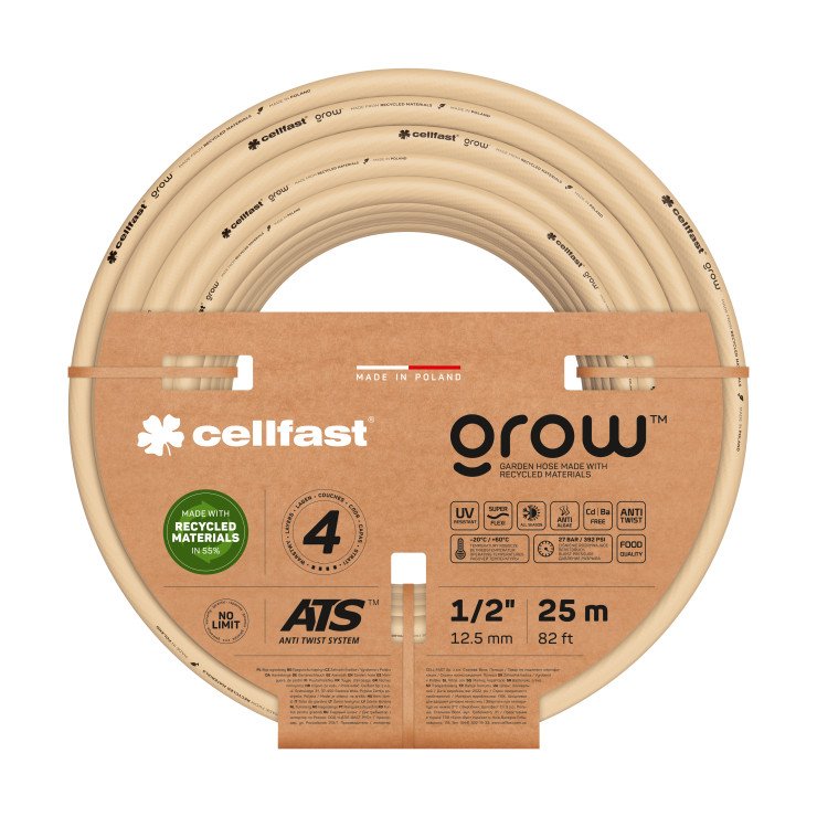 CELLFAST CEV ZA VODO GROW Štirislojna. 1/2"-25m/27bar