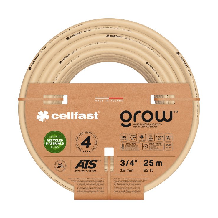 CELLFAST CEV ZA VODO GROW Štirislojna. 3/4"-25m/27bar