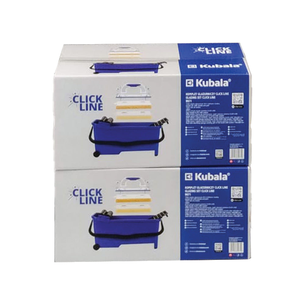 KUBALA VEDRO ZA KERAMIČARJE PVC, set z gladilkami, Click line. 20 L