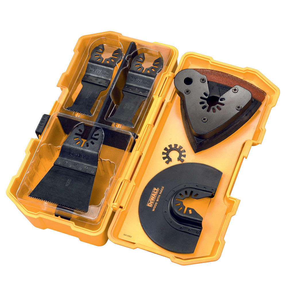 Rezila za Multifunkcijsko Orodje - Set Dewalt DT20731 z Brusnim Papirjem, 8 kos