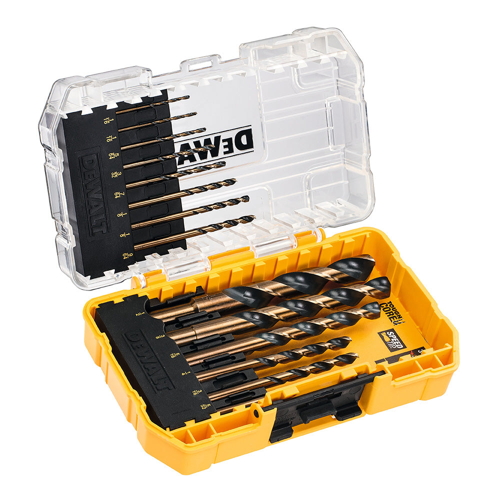 DEWALT GARNITURA SVEDROV ZA KOVINO DEWALT DT70727, HSS-G, v PVC embalaži. 14 kos, 1-8mm (DT70727)