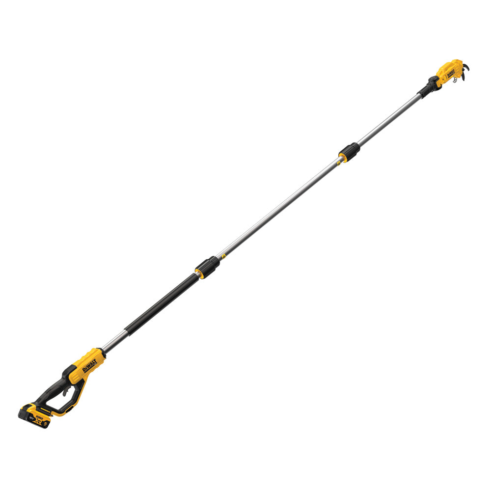 DEWALT ŠKARJE ZA VEJE TELESKOPSKE AKUMULATORSKE DEWALT DCMPP569P1 18 V, z bat. in pol. 18 V, 3 m, 1x5 Ah (DCMPP569P1)