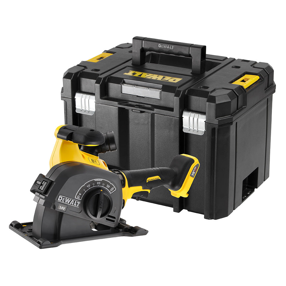 DEWALT REZALNIK ZIDNIH UTOROV AKUMULATORSKI DEWALT DCG200NT 54 V, TSTAK kovček. 125 mm, FLEXVOLT (DCG200NT)