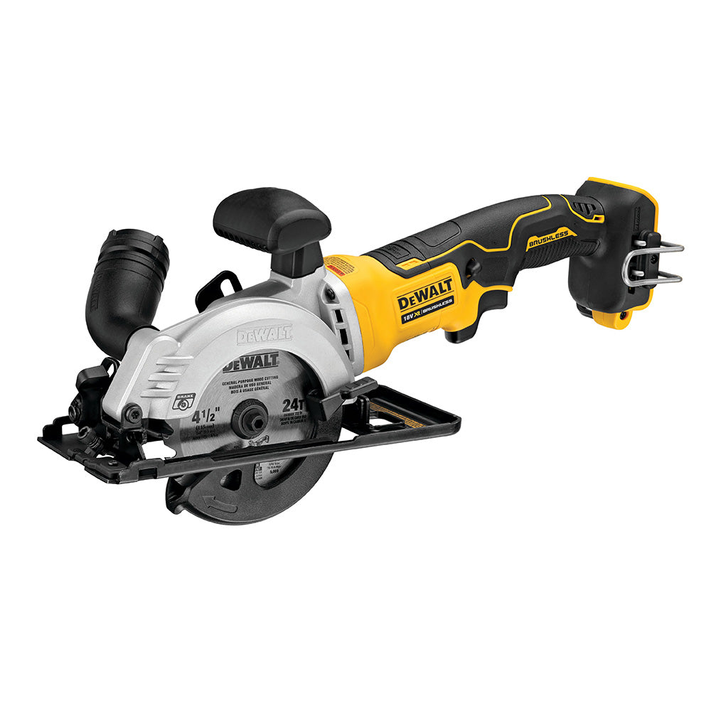 DEWALT ŽAGA KROŽNA AKUMULATORSKA DEWALT DCS571N 18 V, TSTAK kovček. 115 mm, 18 V, 4500 RPM (DCS571N)