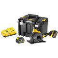 DEWALT REZALNIK ZIDNIH UTOROV AKUMULATORSKI DEWALT DCG200T2 54 V, z 2 b. in poln. 125 mm, FLEXVOLT (DCG200T2)