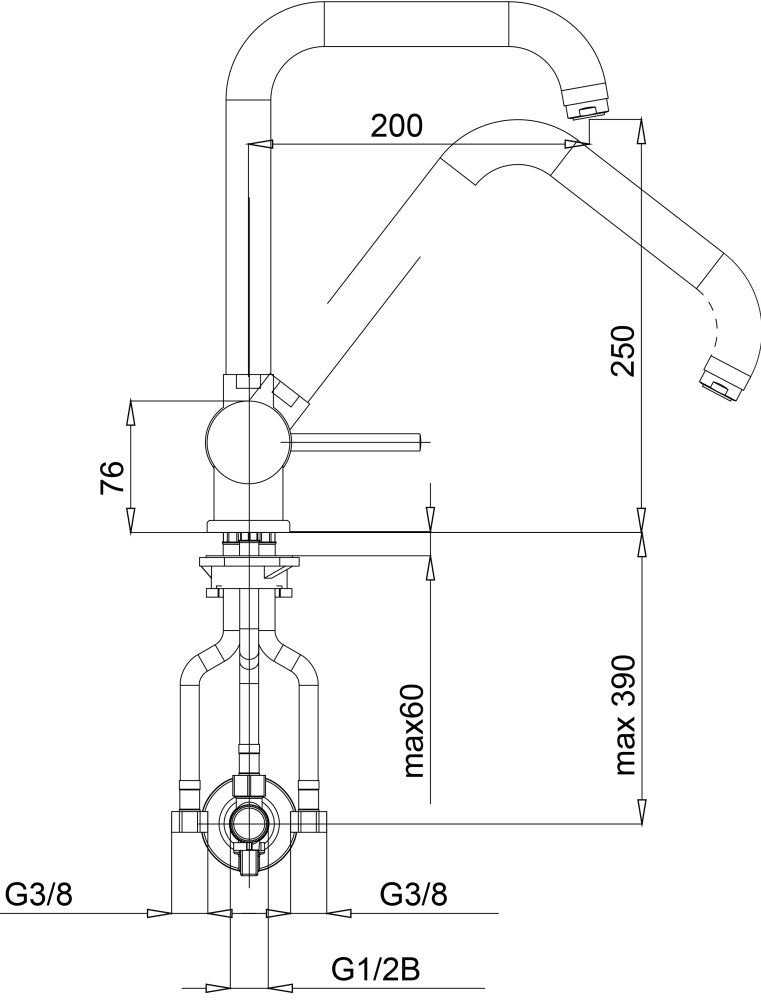 PIPA UNITAS 01146 FRESH KUHINJSKA 3 CEVI